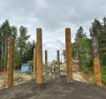 Boeckman Road with piles to be driven