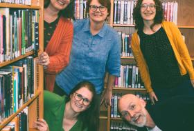 photo of the WVPL youth services staff