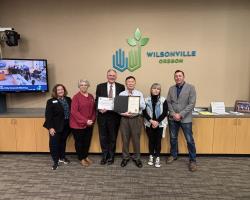 Council with representative acknowledging American Vietnamese Resembrance Day