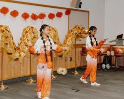 Young Ladies Performing with a  Kongzhu (Traditional Yo - Yo)