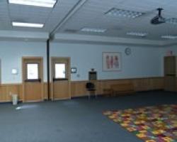 side view of oak room