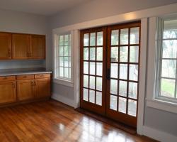 Side Room French Doors Open Onto Back Deck