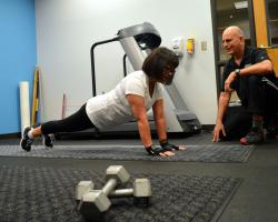 shirley working out