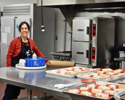 Sue prepping deserts 