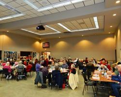 Congregate lunch valentines day