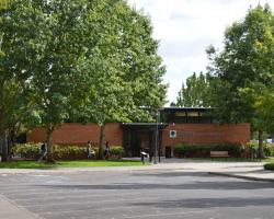 front view of building