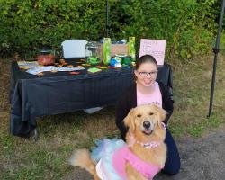 dog in tutu