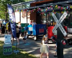 Train rides at Town Center park during Party in the Park event