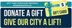 Graphic about gift card purchase program