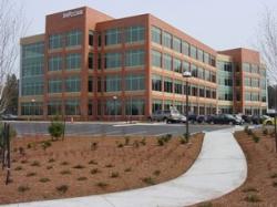 Brick building with many windows