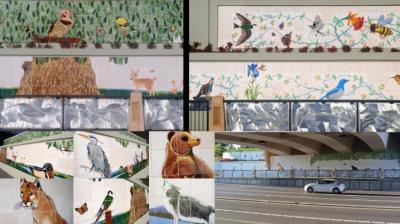 Art from the Beauty and the Bridge project