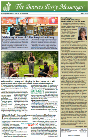 Page 1 of March 2022 Boones Ferry Messenger