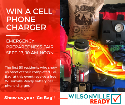 Go Bag Challenge graphic