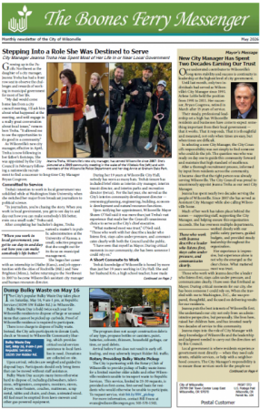 May 2026 Boones Ferry Messenger