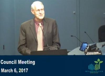 Mayor Tim Knapp giving State of the City Address 2017