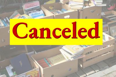 book donation drive canceled