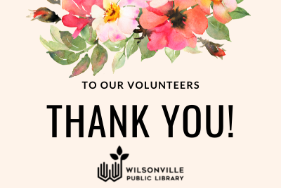 floral thank you of volunteers