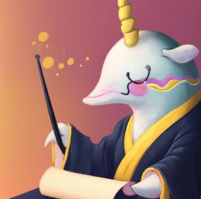 narwhal writing haiku