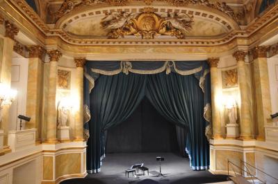 photo of vintage movie theater