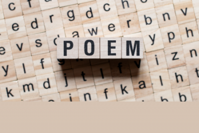 poem as letter tiles