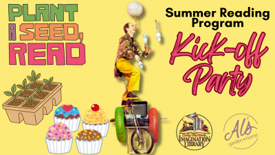 2026 SRP Kick-off Event with Rhys Thomas, free seedling plants, and cupcakes