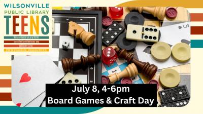 game board pieces and cards and dice