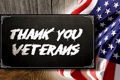 Thank you veterans