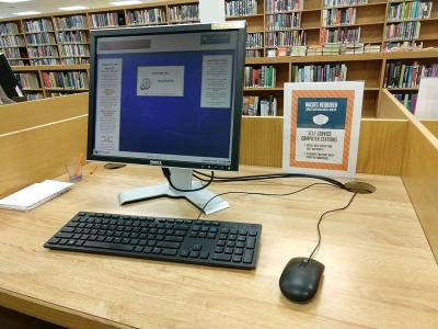 adult computer workstation