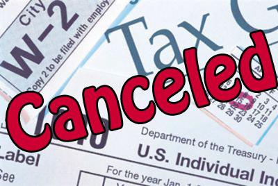 Tax Help CANCELED for Feb. 9