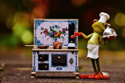 cooking frog