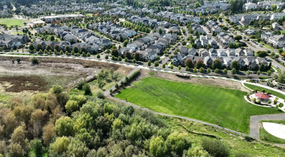 Aerial photo of Villebois Neighborhood in Wilsonville, OR