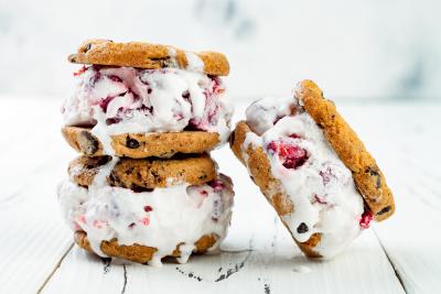 image of 3 ice cream sandwiches