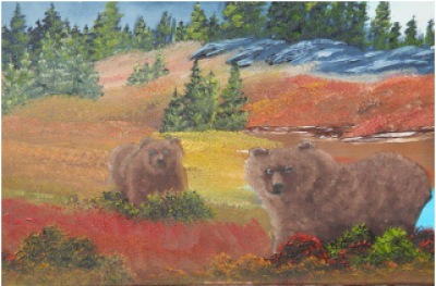 Grizzlies in the Fall