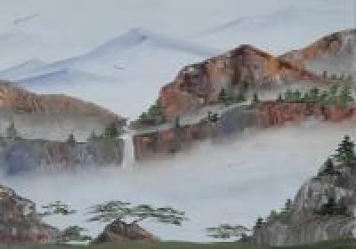 Misty Mountain View