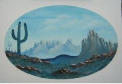 Arizona Morning painting
