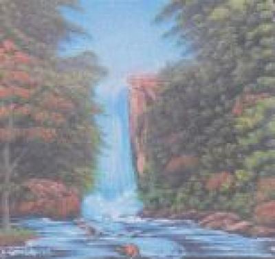 graceful waterfall