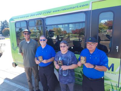 Winners of 2023 Bus Roadeo
