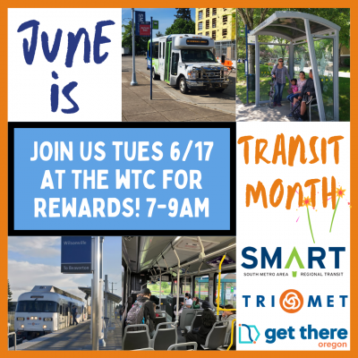 collage of SMART and TriMet bus images