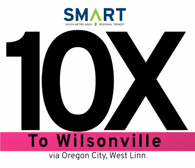 Route 10X bus stop sticker Route 10X bus stop sticker