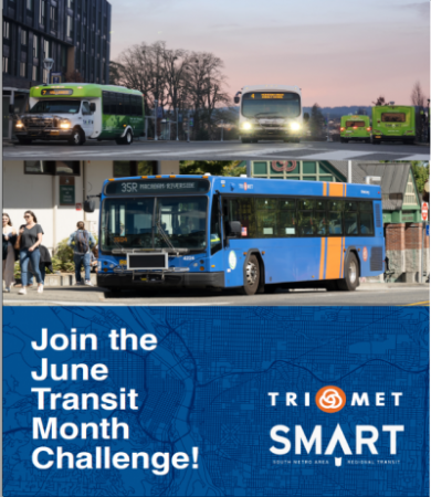 TRIMET SMART cobranded June is Transit Month image