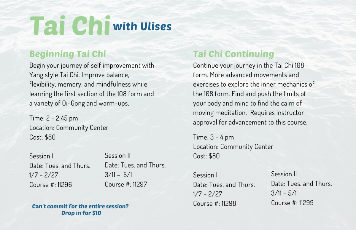 Tai Chi Continuing -Session II