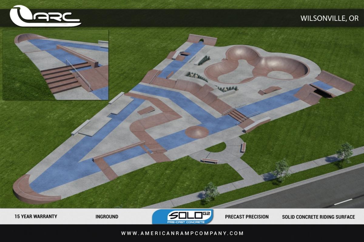 Community-scale Skatepark