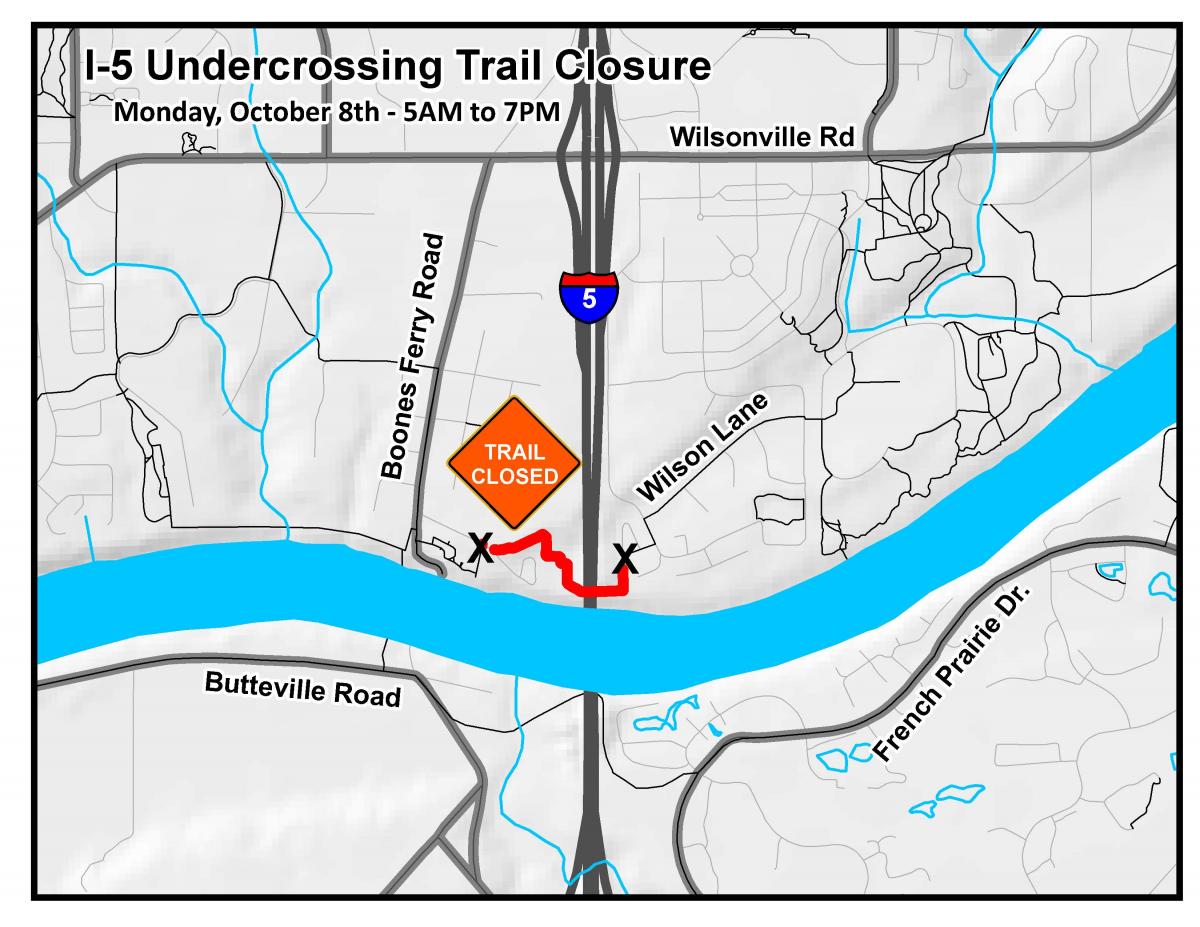 Trail Detour Map