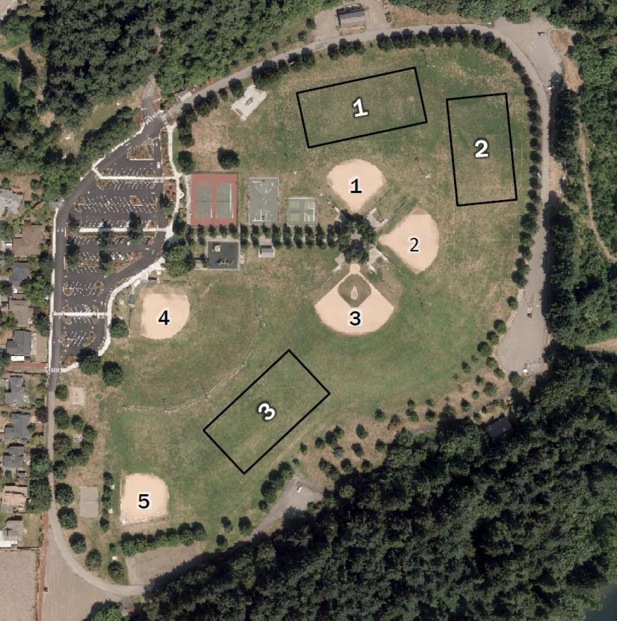 memorial park fields