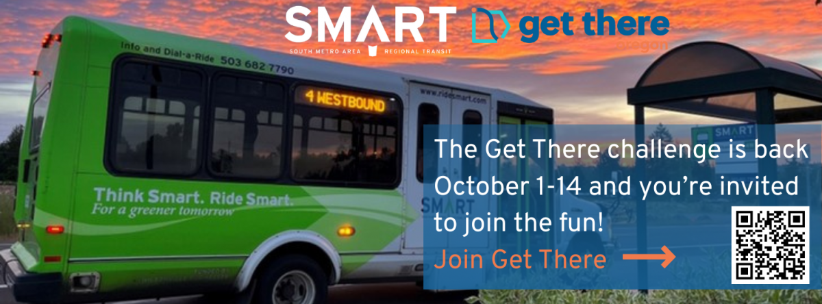 Get there Challenge header image with QR code 2025 Get There Challenge QR code
