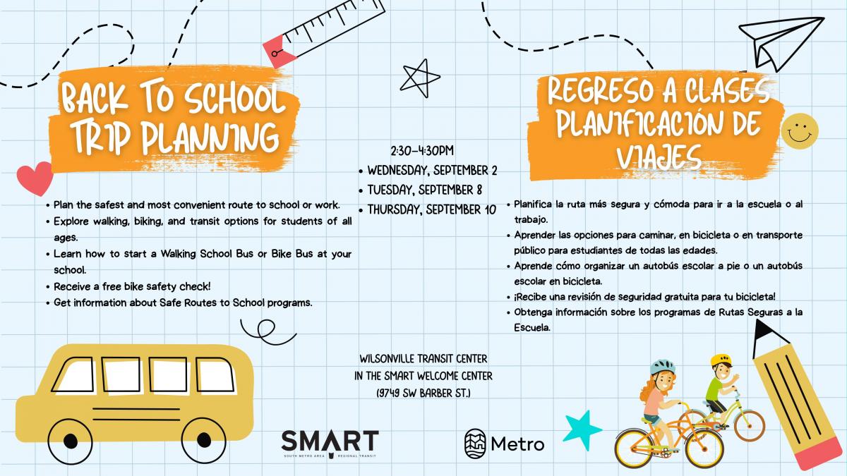 Back to School Trip Planning Back to School Trip Planning