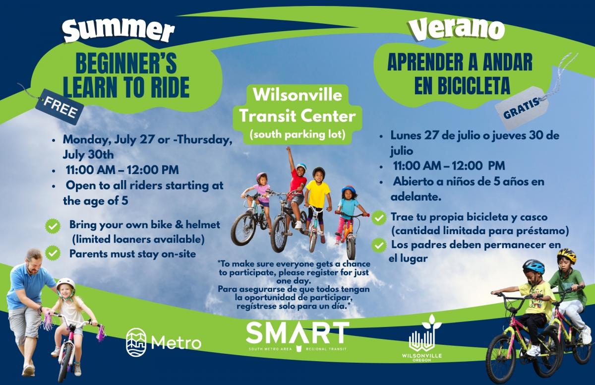 Learn to ride flyer Learn to ride flyer