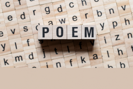 poem as letter tiles