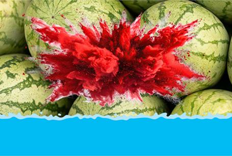 exploding watermelon