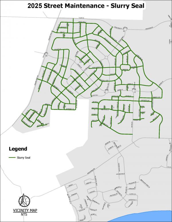 Slurry Sealing Map